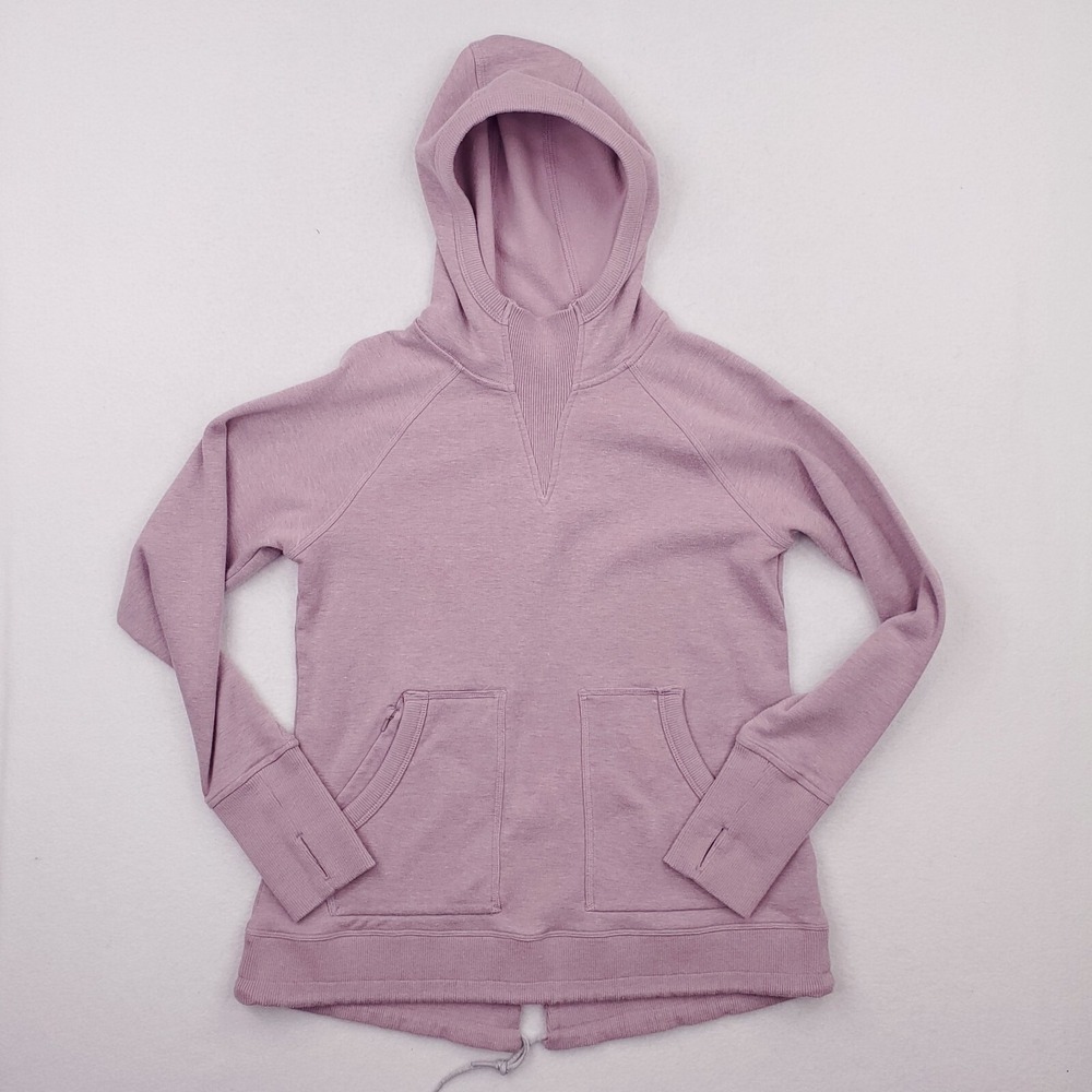 Mountain Hardwear Hoodie Womens Medium Purple Pullover Thumbhole Tunic Sweater